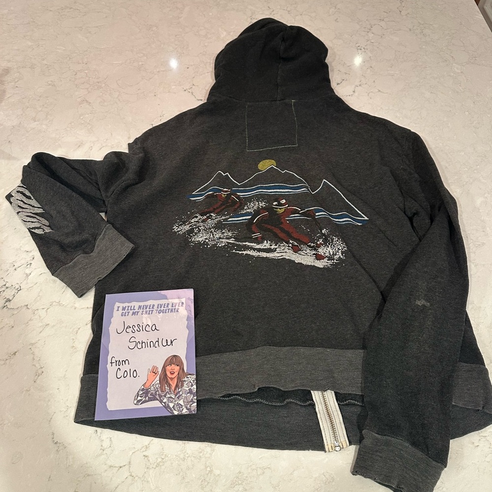 RARE Vintage Aviator Nation Ski Chaser Hoodie XL